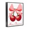 Stupell Industries Mon Cheri Bow Cherries Framed Giclee, design by Marcus Prime